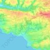 Le Croazou topographic map, elevation, terrain