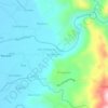 Valderrama topographic map, elevation, terrain