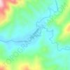 Long Lellang topographic map, elevation, terrain