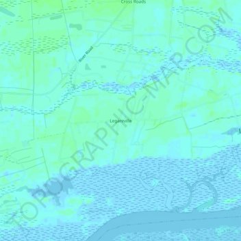 Legareville topographic map, elevation, terrain