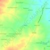 Thoppur topographic map, elevation, terrain