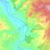 Luco de Jiloca topographic map, elevation, terrain