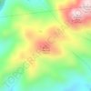 Mount Marshall topographic map, elevation, terrain