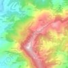 Kasar Devi topographic map, elevation, terrain