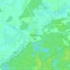 Großdemsin topographic map, elevation, terrain