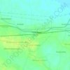 Poondi topographic map, elevation, terrain