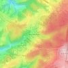 Burnontige topographic map, elevation, terrain