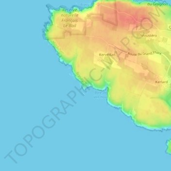 Camp des Vénètes topographic map, elevation, terrain