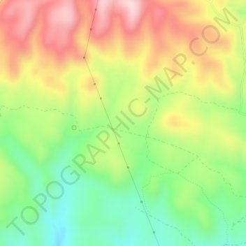 La Jarosa topographic map, elevation, terrain