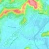 Canca topographic map, elevation, terrain
