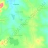 Bashettihalli topographic map, elevation, terrain