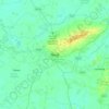 Sylhet topographic map, elevation, terrain