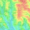 Carriage Hills topographic map, elevation, terrain