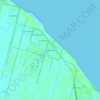 Bee Hive topographic map, elevation, terrain