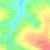 Luwero topographic map, elevation, terrain