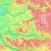 Berglen topographic map, elevation, terrain