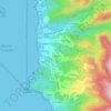 Poirier topographic map, elevation, terrain