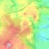 Les Peyrouses topographic map, elevation, terrain