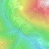 Tebjikha topographic map, elevation, terrain