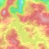 As Cortiñas topographic map, elevation, terrain