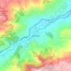 Barbosa topographic map, elevation, terrain