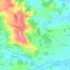 Thall topographic map, elevation, terrain