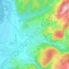 La Flaudière topographic map, elevation, terrain