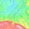 La Grellerie topographic map, elevation, terrain