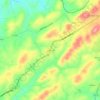 Cedar Hill topographic map, elevation, terrain