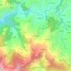 Satbunga topographic map, elevation, terrain