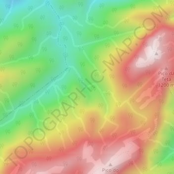 Cachoeira do Tabuleiro topographic map, elevation, terrain