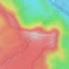 Mount Charlie topographic map, elevation, terrain