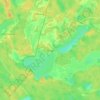 Krąg topographic map, elevation, terrain