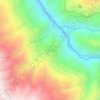 Chichina topographic map, elevation, terrain