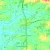Hickstead topographic map, elevation, terrain