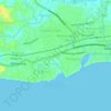 Pamburana topographic map, elevation, terrain