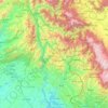 Pūnch District topographic map, elevation, terrain