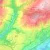 Flagy topographic map, elevation, terrain