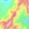 Pierra Menta topographic map, elevation, terrain