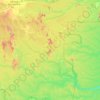 Vaupés topographic map, elevation, terrain