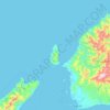 Rau Island topographic map, elevation, terrain