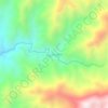 Las Estrellas topographic map, elevation, terrain