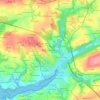 Leur ar Hardis topographic map, elevation, terrain