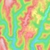 Escoubiac topographic map, elevation, terrain