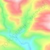 Cachoeira do Abismo topographic map, elevation, terrain