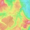 Canto Perdix topographic map, elevation, terrain