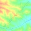 Kashipur topographic map, elevation, terrain