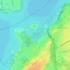 Glacial Erratic topographic map, elevation, terrain