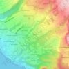 Morin topographic map, elevation, terrain