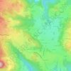 Paillette topographic map, elevation, terrain